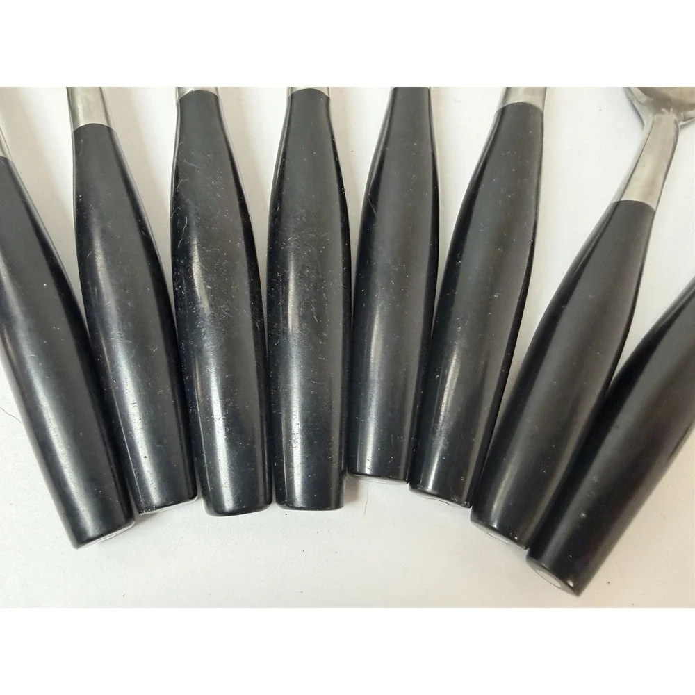 MCM Flatware 4 Dinner Forks 4 Salad AHC Japan after Dansk Kongo Pattern